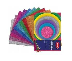 Papier kolorowy samoprzylepny A5/8K brokat - Beniamin