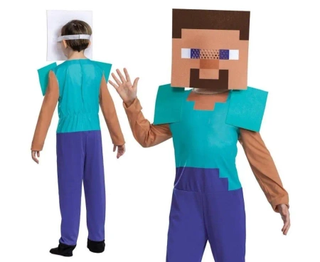 Strój Steve- Minecraft (licencja), rozm.M - Godan