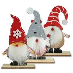 Drewniana dekoracja skrzat MIX - Arpex