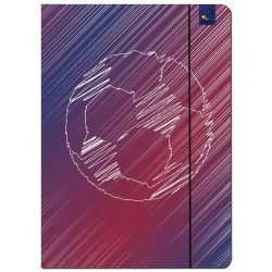 Paczka Teczka A4 z gumką Piłka bordo 5 sztuk - EV-Corp PAP