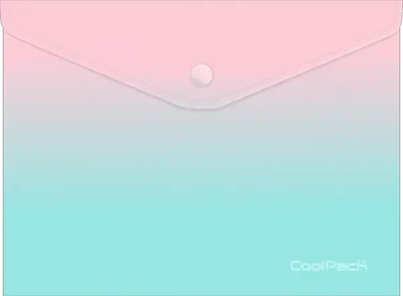 Koperta A4 na zatrzask Coolpack gradient strawber - PATIO