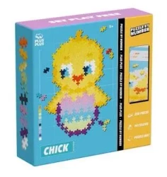 Plus-Plus Puzzle By Number - Kurczak 250el - Plus-Plus