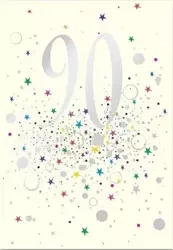 Karnet B6 z kopertą Urodziny 90 - Museums & Galleries