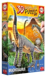 Puzzle 101 3D Dinozaury Brachiozaur 111492 - Educa