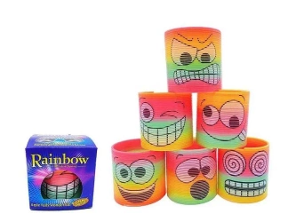 Sprężyna tęczowa z buźką MIX - ADAR