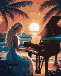 Malowanie po numerach IDEYKA 40x50cm Harmonia dźwięków