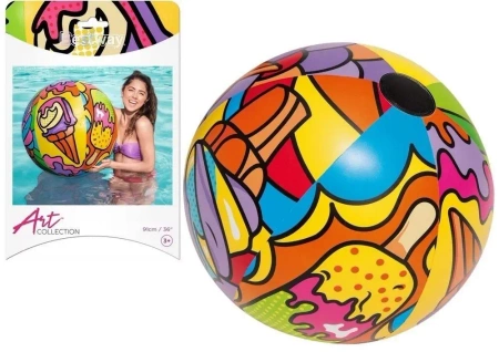 Piłka plażowa kolorowa 91cm - Bestway