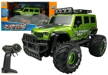 Auto R/C Jeep zielony 2.4G - Leantoys