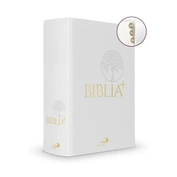 Biblia Plus płótno biała paginacja - praca zbiorowa
