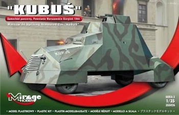 Samochód Pancerny Kubuś Powstanie Warszawskie 1944 - Mirage Hobby