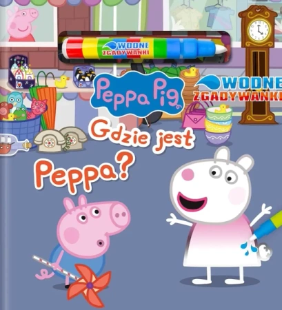 Gdzie jest Peppa? Wodne zgadywanki. Świnka Peppa - Opracowanie zbiorowe