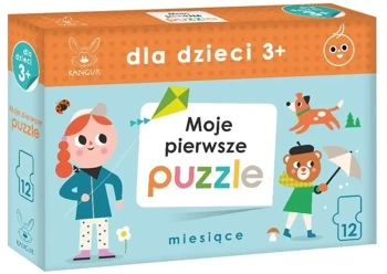 Dla Dzieci 3+ Moje pierwsze Puzzle. Miesiące - Kangur