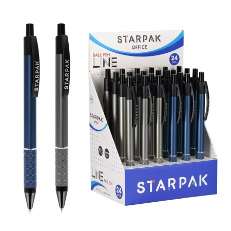 Długopis automatyczny Met 0.7 Off Line Starpak Db A 24/432