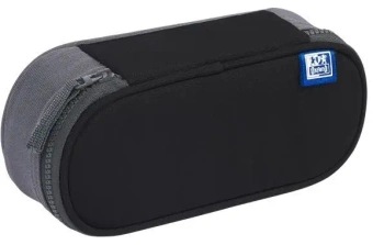 Piórnik z klapką Funky czarno-szary OXFORD