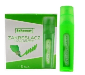 Zakreślacz zielony (12szt) - Schemat