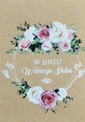 Kartka okolicznościowa Ślub - Trend