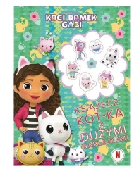 Koci Domek Gabi. Książecz-kot-ka z naklejkami - opracowanie zbiorowe