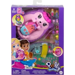 Polly Pocket. JBJ91 Kompaktowa torebka. Rodzina jeżyków - Mattel