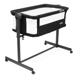 Łóżeczko dostawka Rose czarne - Baby Mix