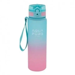 Bidon Aqua Pure pink/mint 600ml ASTRA - ASTRA papiernicze