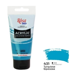Farba akrylowa turquoise blue 431 75ml - Rosa