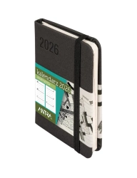 Kalendarz 2026 A7 Awangarda TDW czarny - -