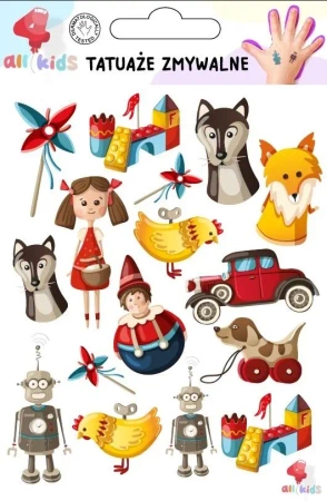 Tatuaże zmywalne dla dzieci Zabawki - All4Kids