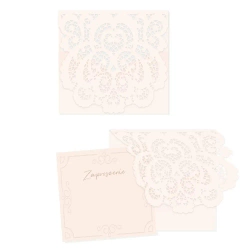 Zestaw wykrojników - Składane zaproszenie 2szt - Dalprint dpCraft