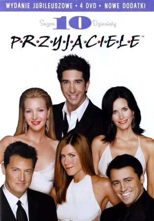 Przyjaciele. Edycja jubileuszowa. Sezon 10, 4 DVD