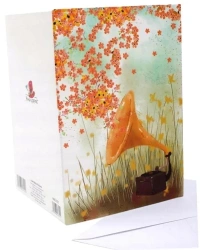 Karnet B6 NME-005 Brokat Gramofon - Fresh