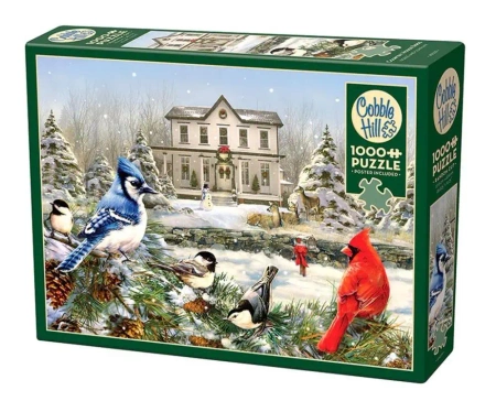 Puzzle 1000 Ptasie zebranie G3 - Cobble Hill