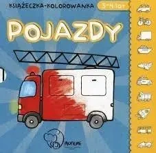 Książeczka-kolorowanka. Pojazdy 3-4 lata - praca zbiorowa