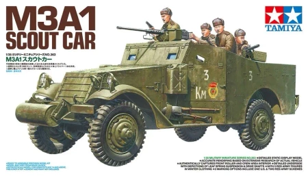 Model plastikowy M3A1 Scout Car - Tamiya