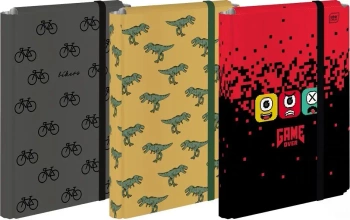 Teczka z gumką A4 twarda Boys mix - INTERDRUK