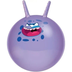 Piłka do skakania z rogami fioletowa 45cm - Eddy Toys