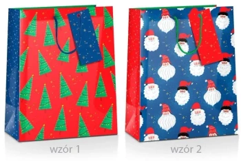 Torba prezentowa Boże Narodzenie 33x10x45cm MIX - Pan Dragon