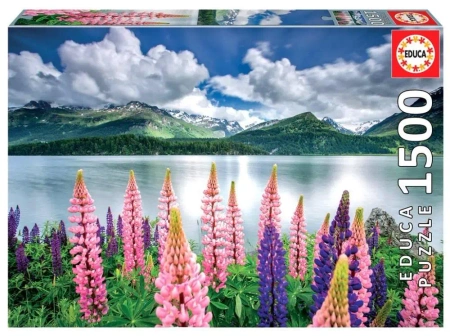 Puzzle 1500 Jezioro Sils Szwajcaria 111327 - Educa