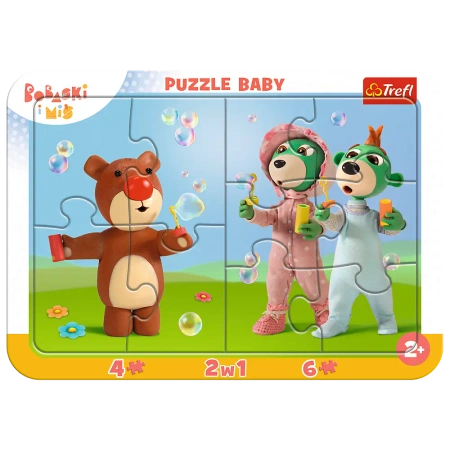 Puzzle ramkowe Baby Zabawne Bobaski  80026 - Trefl PAP