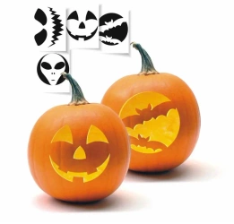 Szablony do dyni halloweenowej 10szt. - Arpex