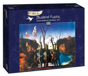 Puzzle 1000 Salvador Dali, Łabędzie, 1937 - Bluebird Puzzle