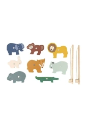 Drewniana gra w wędkowanie zwierzątka - Trixie Baby