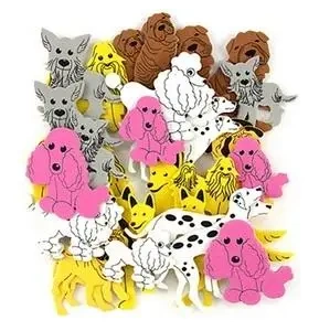 Naklejki z pianki psy 32szt - Dalprint dpCraft