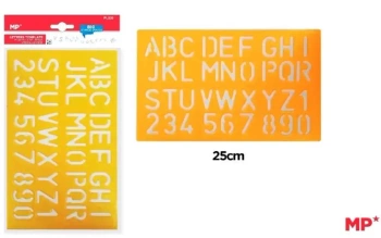 Szablon do rysowania liter 25cm - MP Main Paper