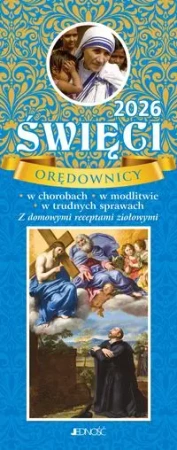 Kalendarz 2026 zdzierak Święci orędownicy - praca zbiorowa