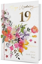 Karnet B6 Urodziny (wymienne cyfry) - Pan Dragon