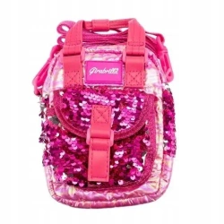 Torebka na ramię puffer ciemny róż - Nice Group