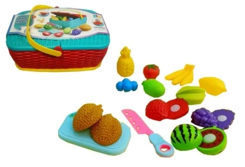 Koszyk piknikowy z produktami do krojenia - SWEDE