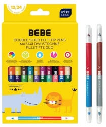 Mazaki dwustronne 12/24 kol Bebe Kids - INTERDRUK