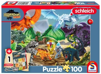 Puzzle 100 Bitwa o Super Kryształ + figurka G3 - Schmidt