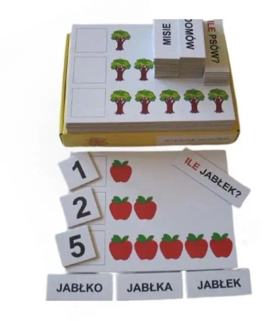Zestaw dydaktyczny. Ile? - końcówki rzeczowników - praca zbiorowa